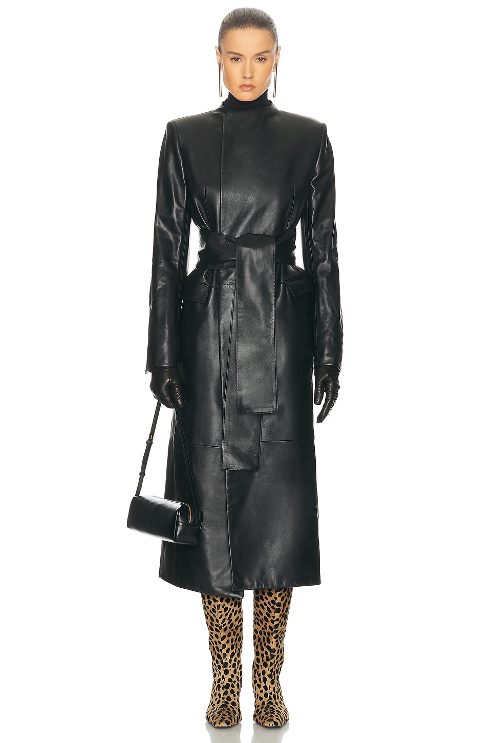Image 1 of KHAITE Jelson Coat in Black