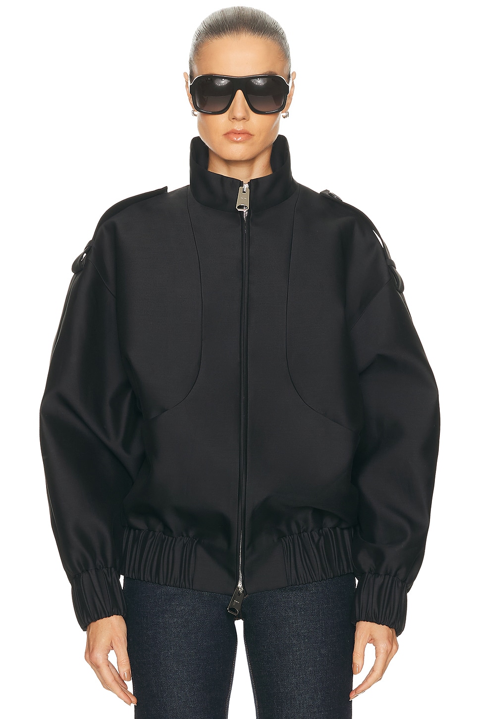 Image 1 of KHAITE Sigi Jacket in Black