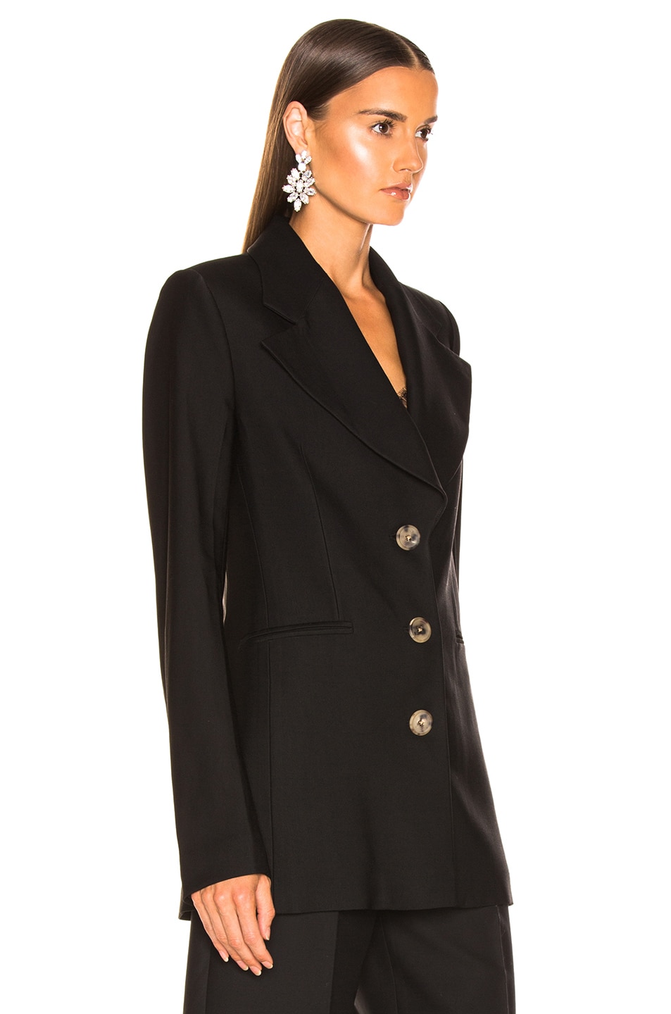 KHAITE Mckenna Long Blazer
