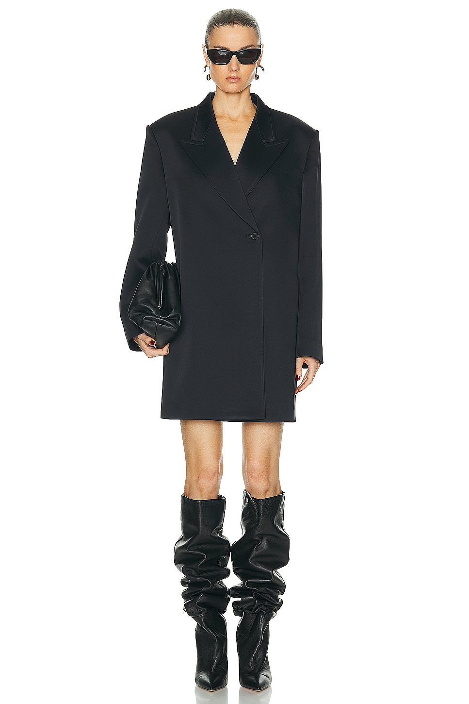 Image 1 of KHAITE Ray Coat in Black