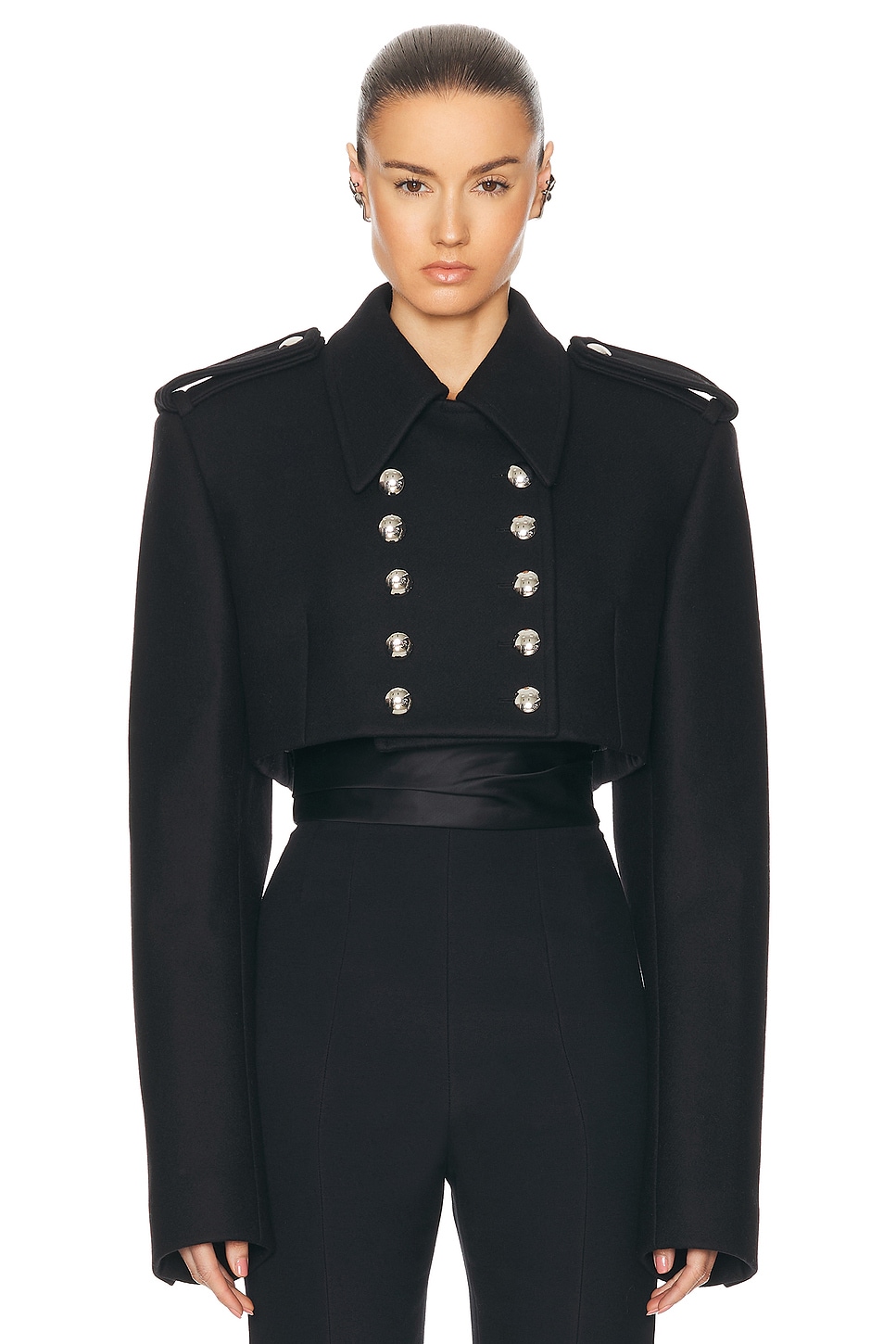 Image 1 of KHAITE Leara Jacket in Black