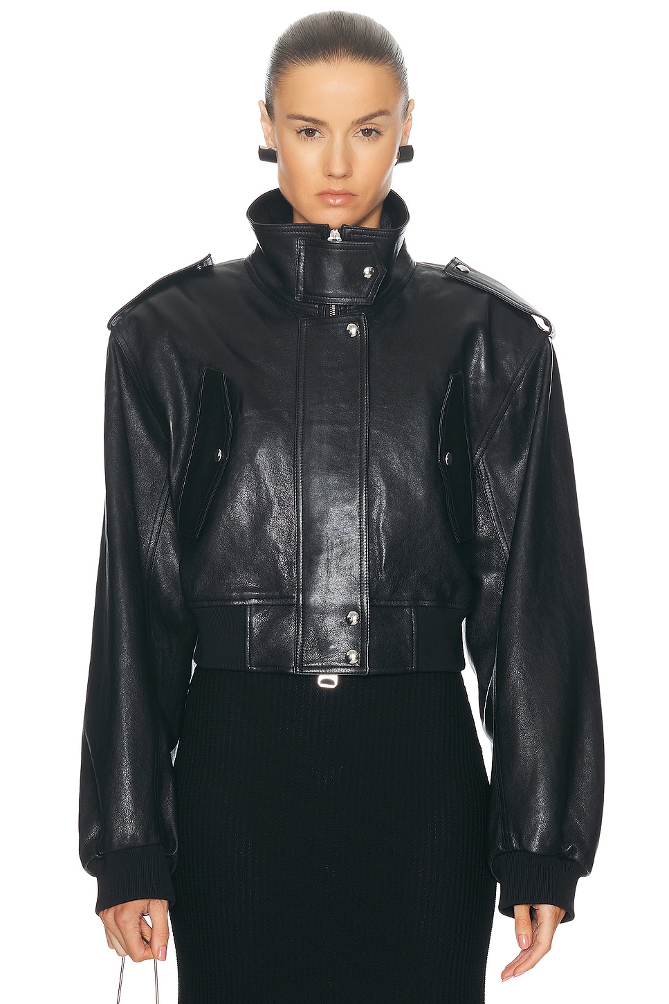 Image 1 of KHAITE Kember Jacket in Black