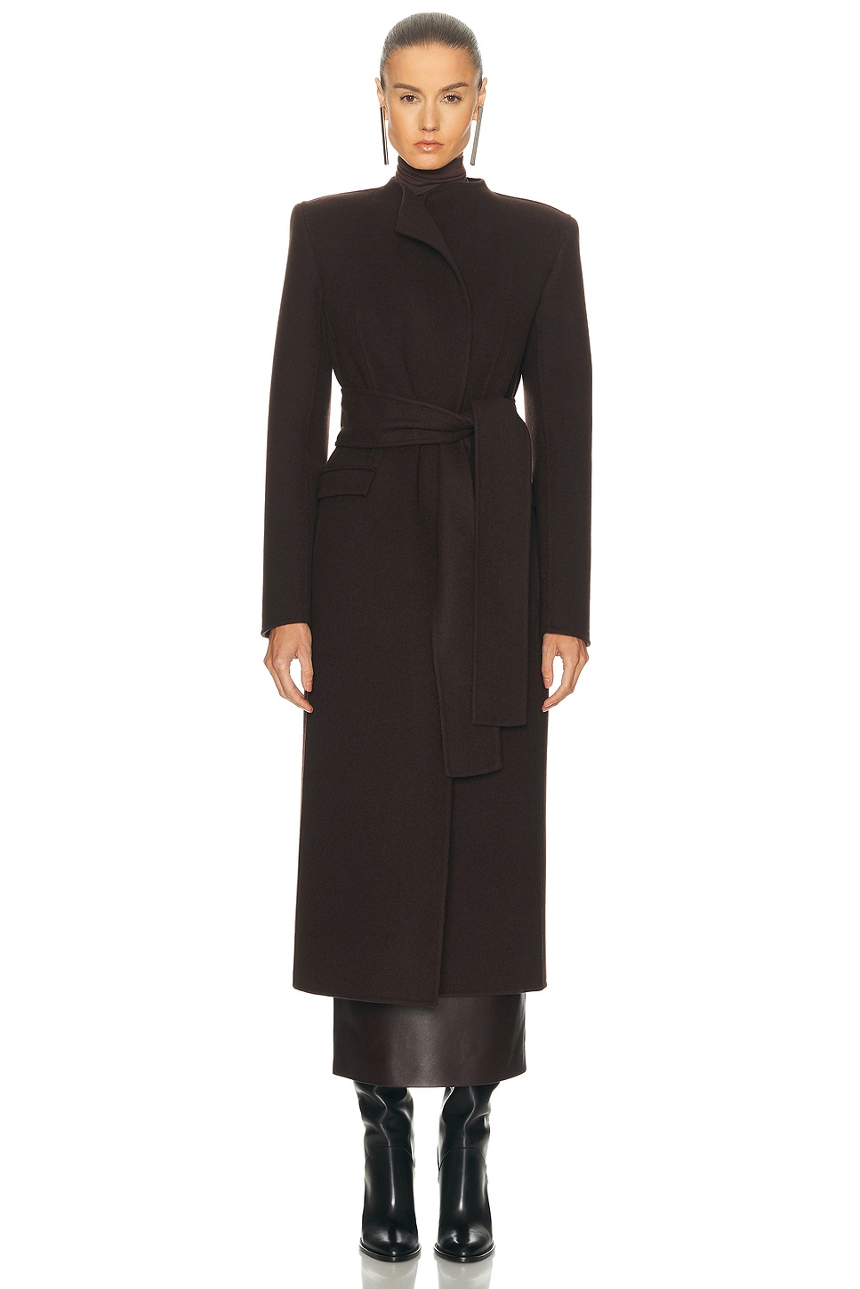 Khaite Jelson Coat In Black
