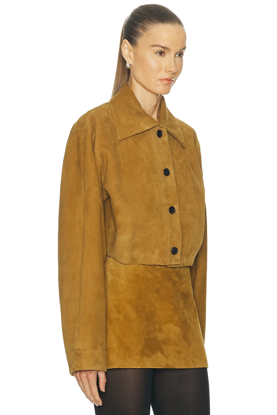 Khaite Sue Jacket In Brown