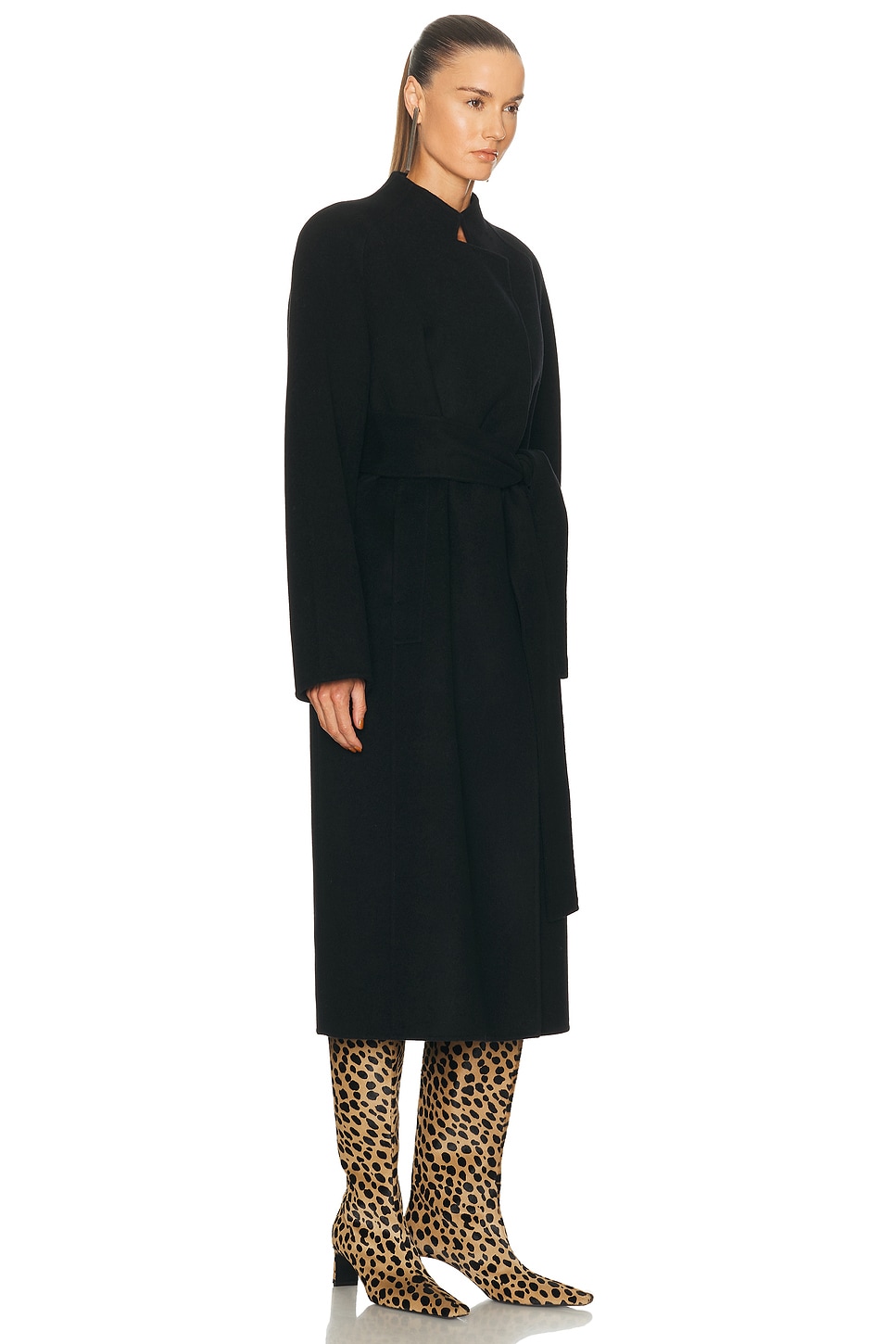 Khaite Deena Coat In Black