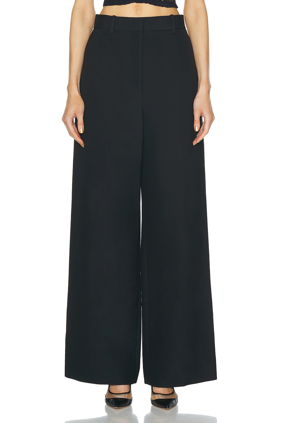 Image 1 of KHAITE Bacall Pant in Black