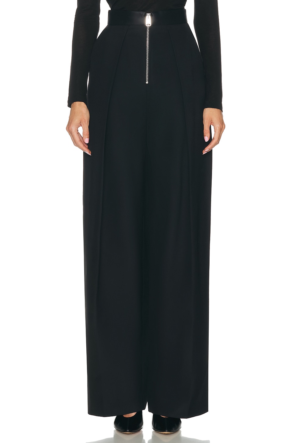 Image 1 of KHAITE Marnie Pant in Black