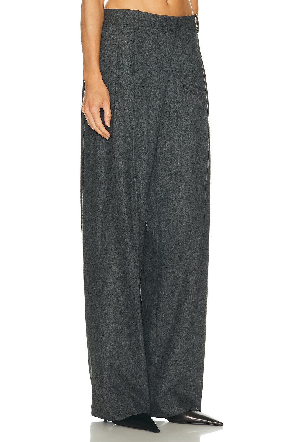 Khaite August Pant In Green