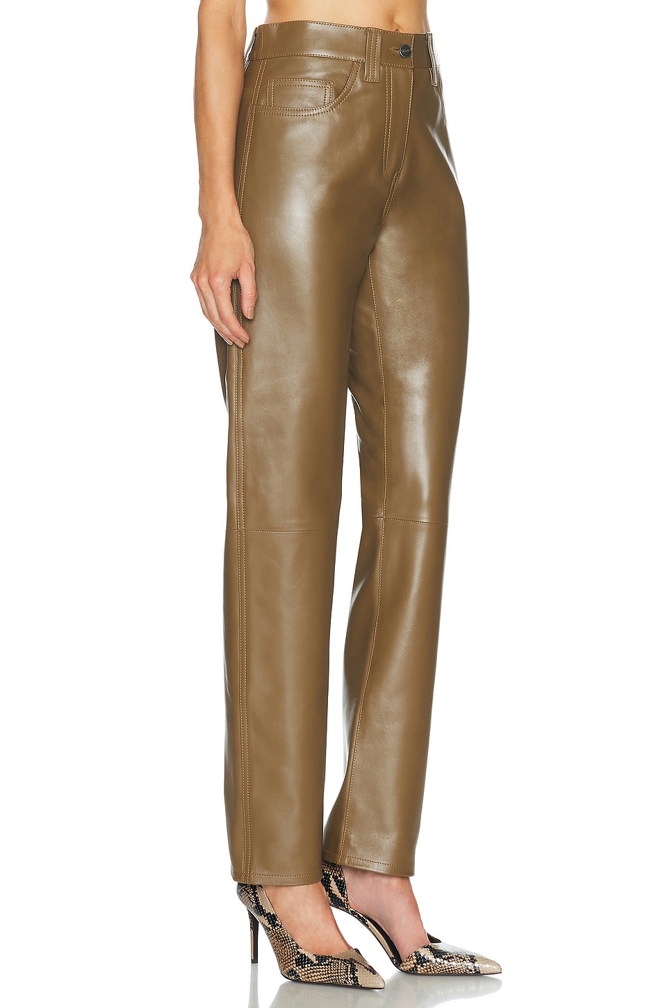 KHAITE Callum Leather Pant | Thumbnail 2 KHAITE Callum Leather Pant | Thumbnail 2