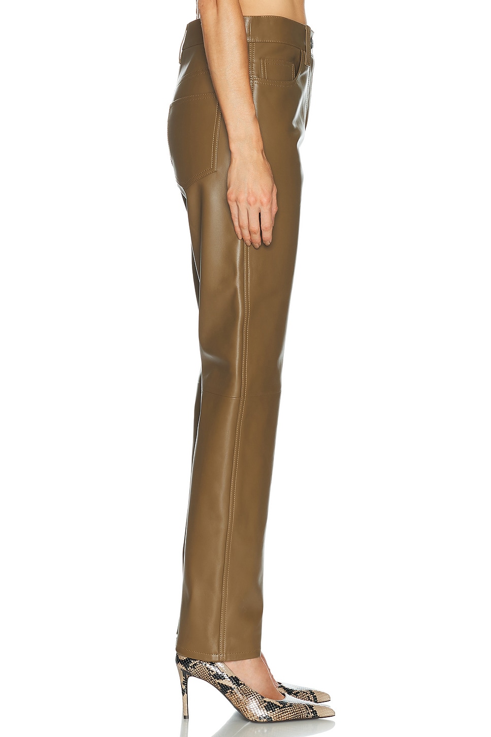 KHAITE Callum Leather Pant | Thumbnail 3 KHAITE Callum Leather Pant | Thumbnail 3