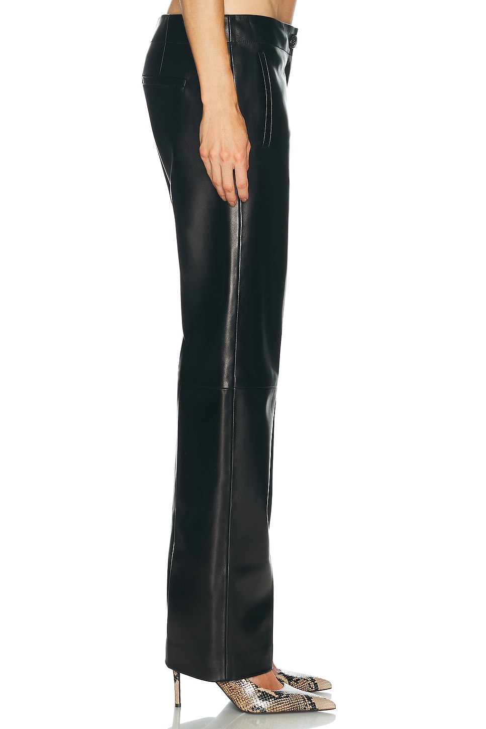 KHAITE Mita Leather Pant | Thumbnail 3 KHAITE Mita Leather Pant | Thumbnail 3