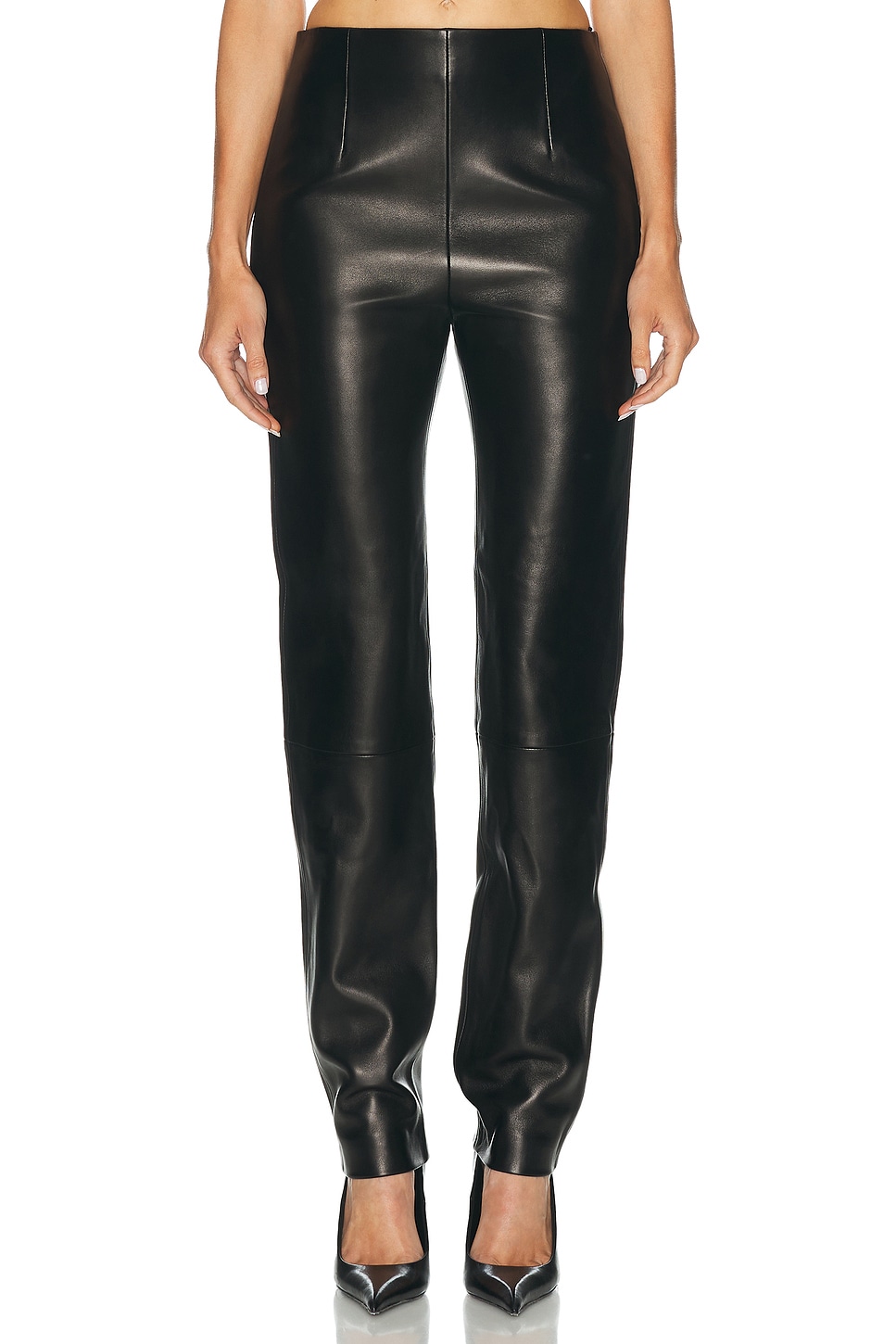 KHAITE Ryden Leather Pant
