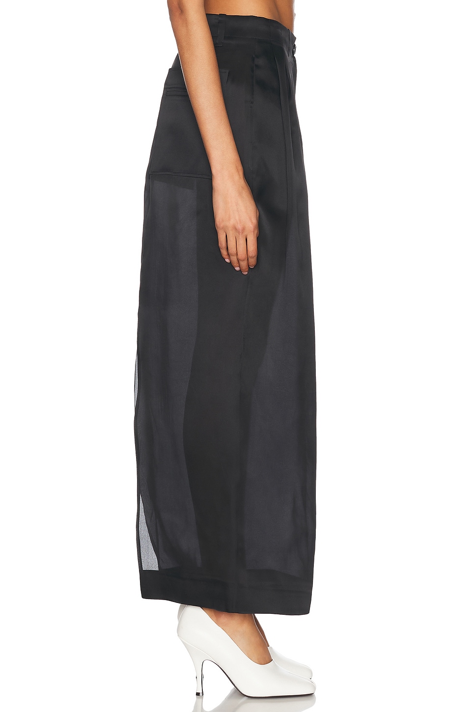 KHAITE Lucian Organza Skirt thumbnail