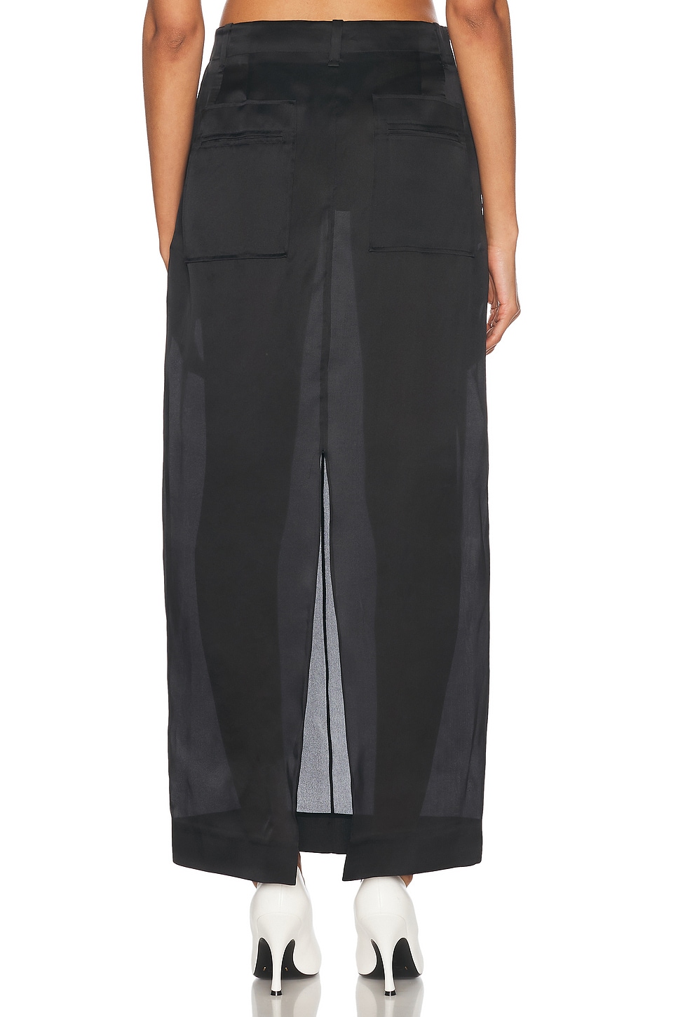 KHAITE Lucian Organza Skirt thumbnail