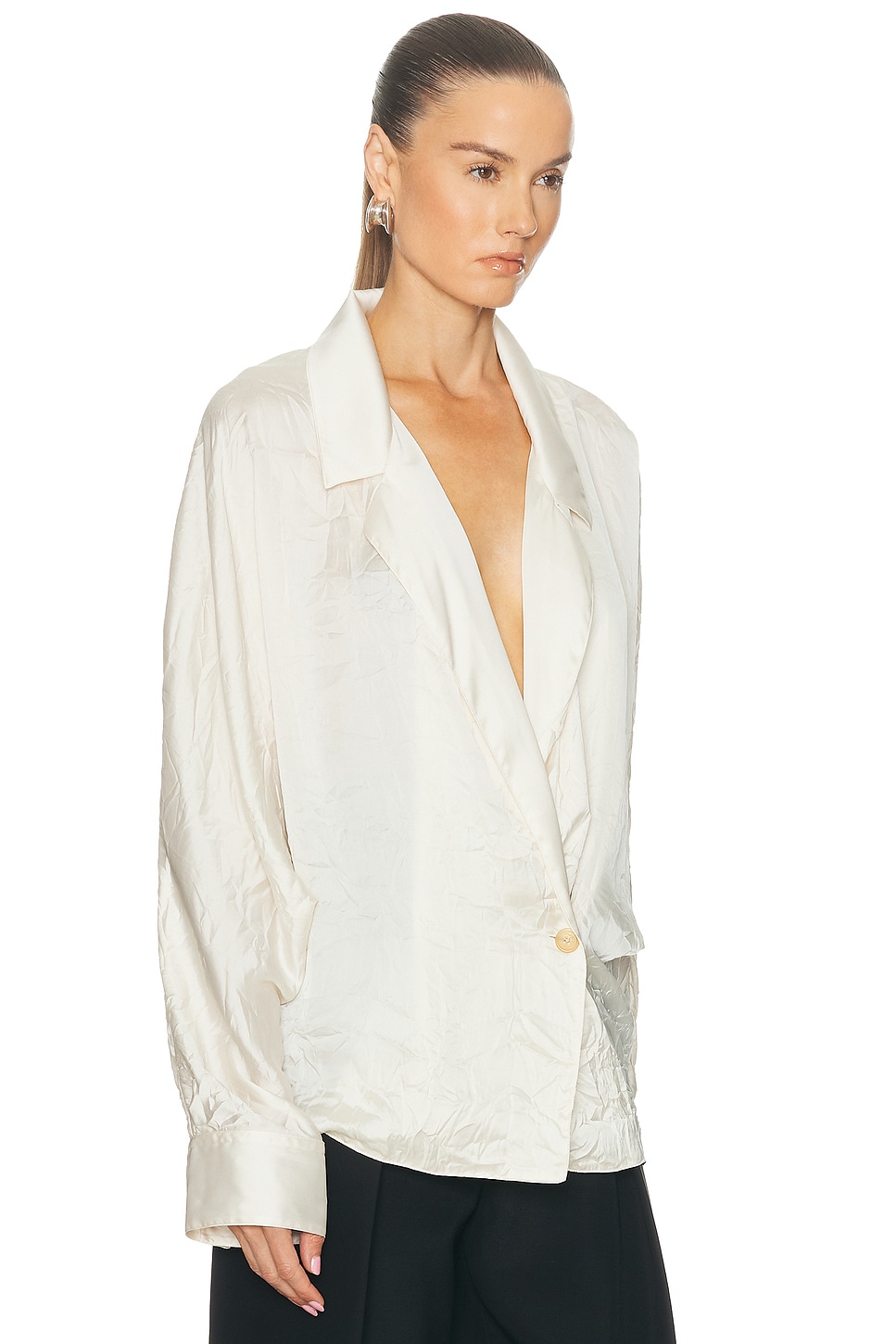 Khaite Garth Top In White