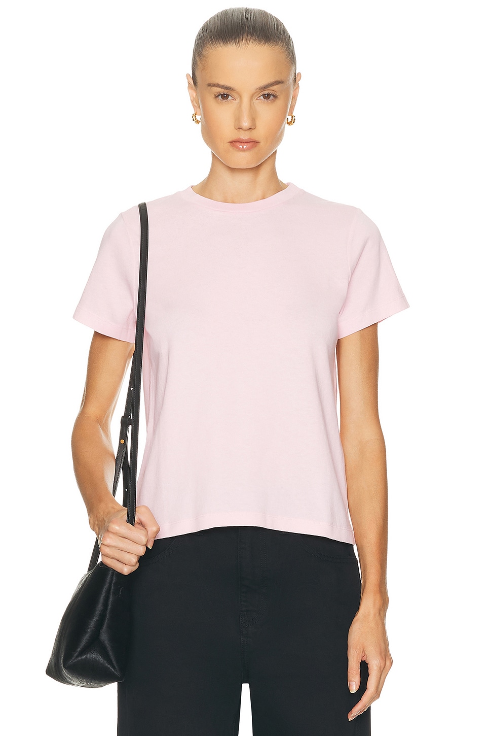 Image 1 of KHAITE Emmylou T-shirt in Peony
