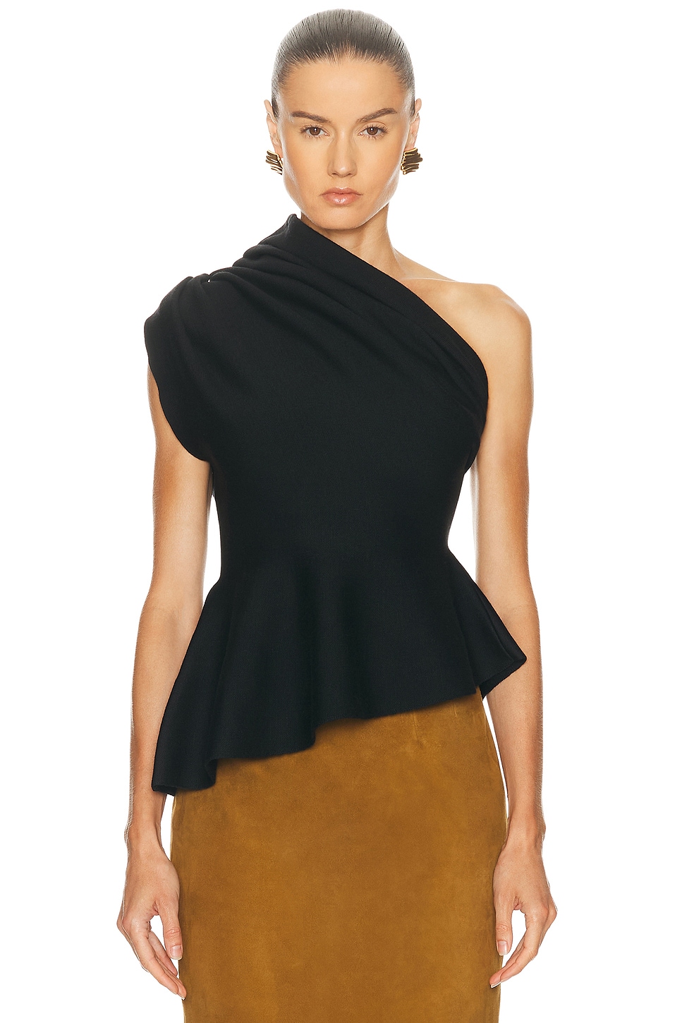 Image 1 of KHAITE Aimee Top in Black