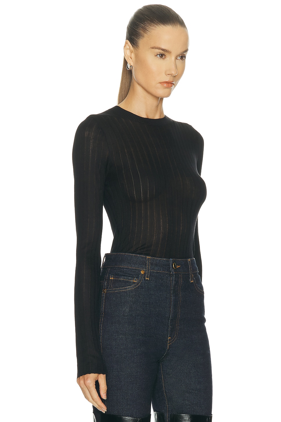 Khaite Elm Top In Black