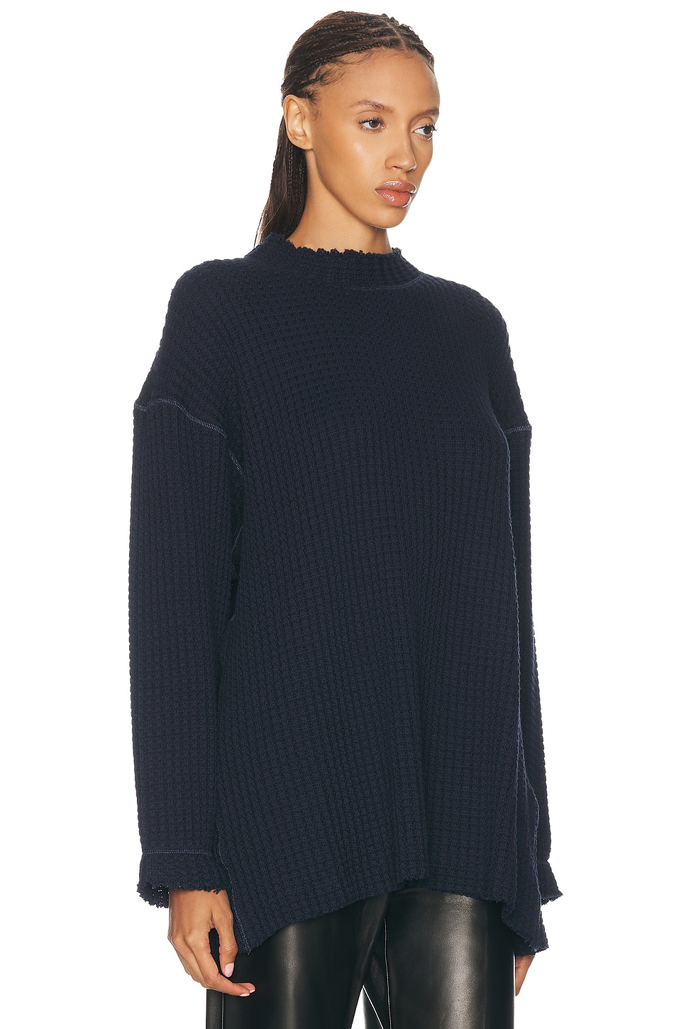 Khaite Dylan Waffle Top In Multi