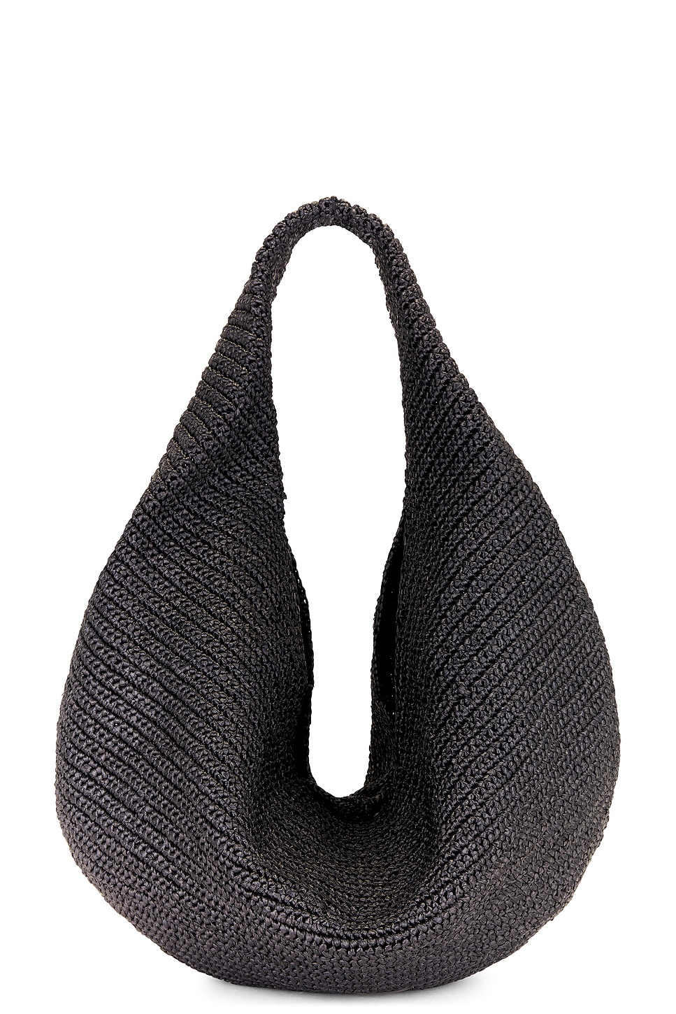 Olivia Large Hobo Bag in Black