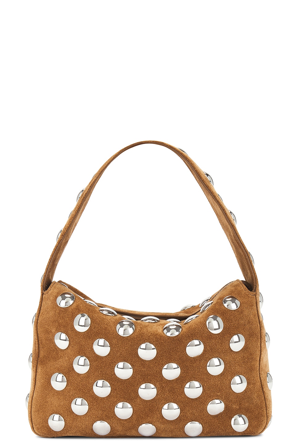KHAITE Elena Suede Small Studded Bag