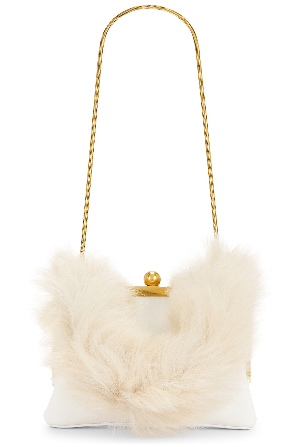 Lilith Small Evening Bag in White