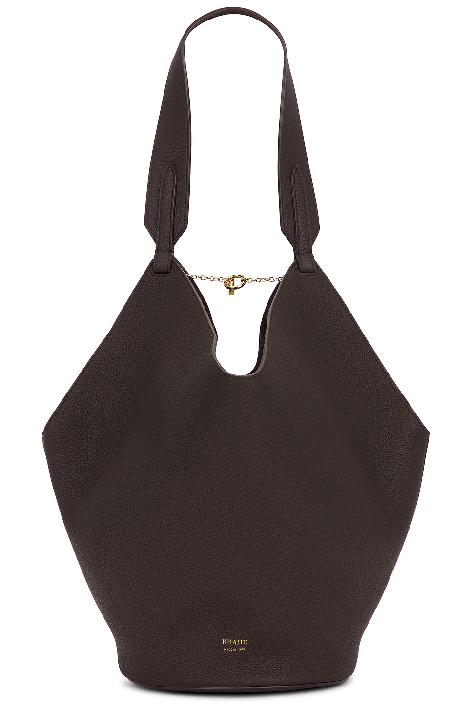 Lotus Small Tote Bag in Brown