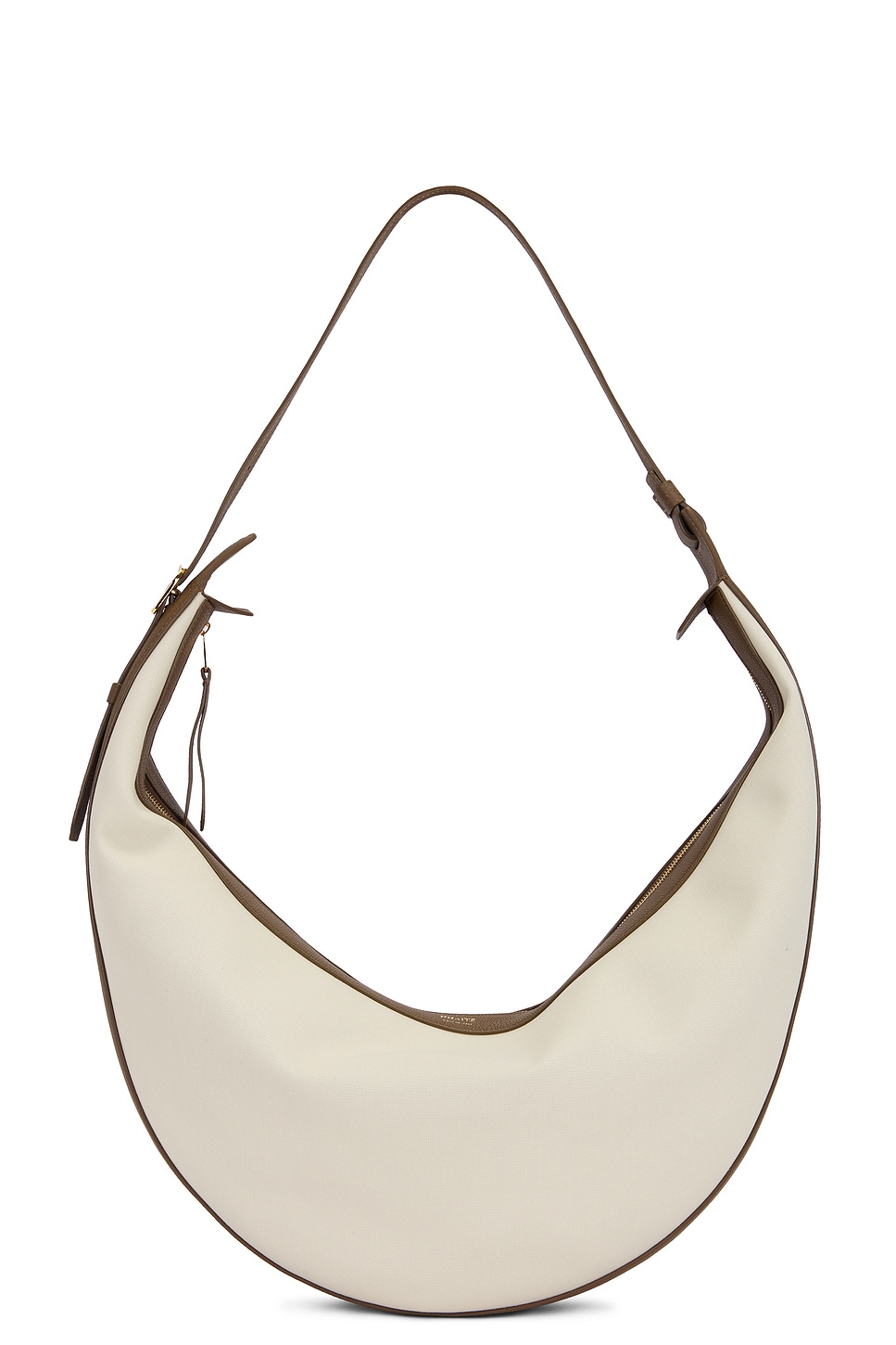 Augustina Canvas Hobo Bag in Cream