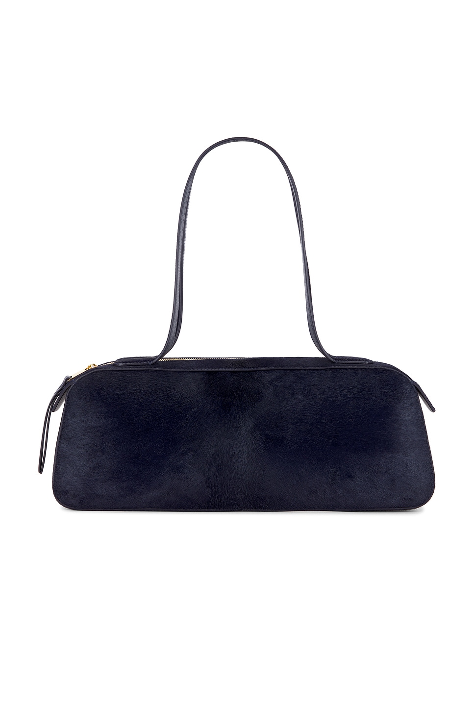 Khaite Womens Midnight Navy Simona Suede Shoulder Bag In Blue