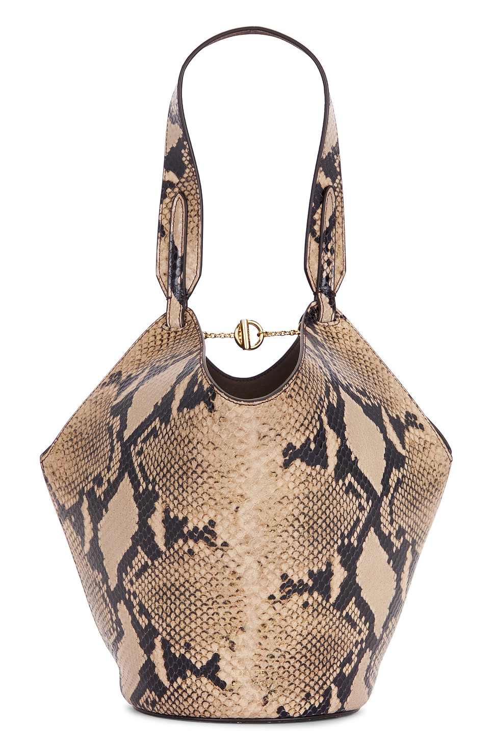KHAITE Lotus Mini Tote Bag in Taupe