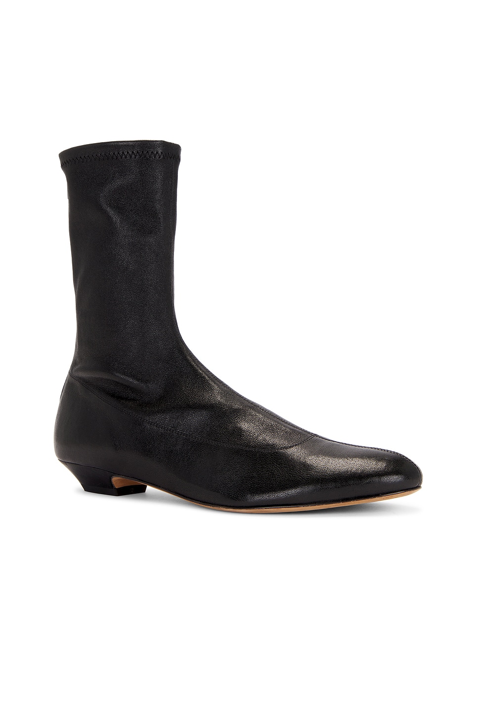 Shop Khaite Apollo Flat Boot In Black