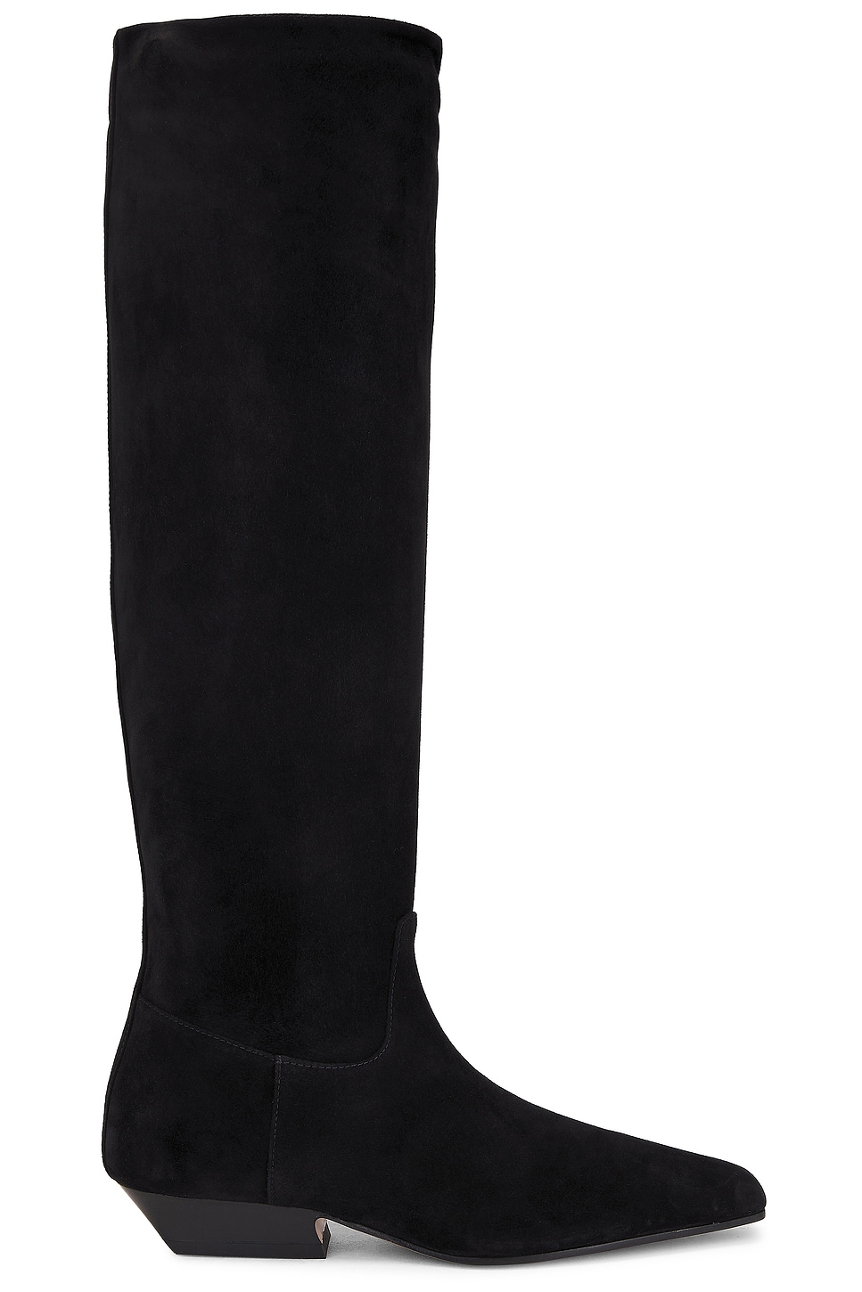 Image 1 of KHAITE Marfa Flat Knee High Boot in Black