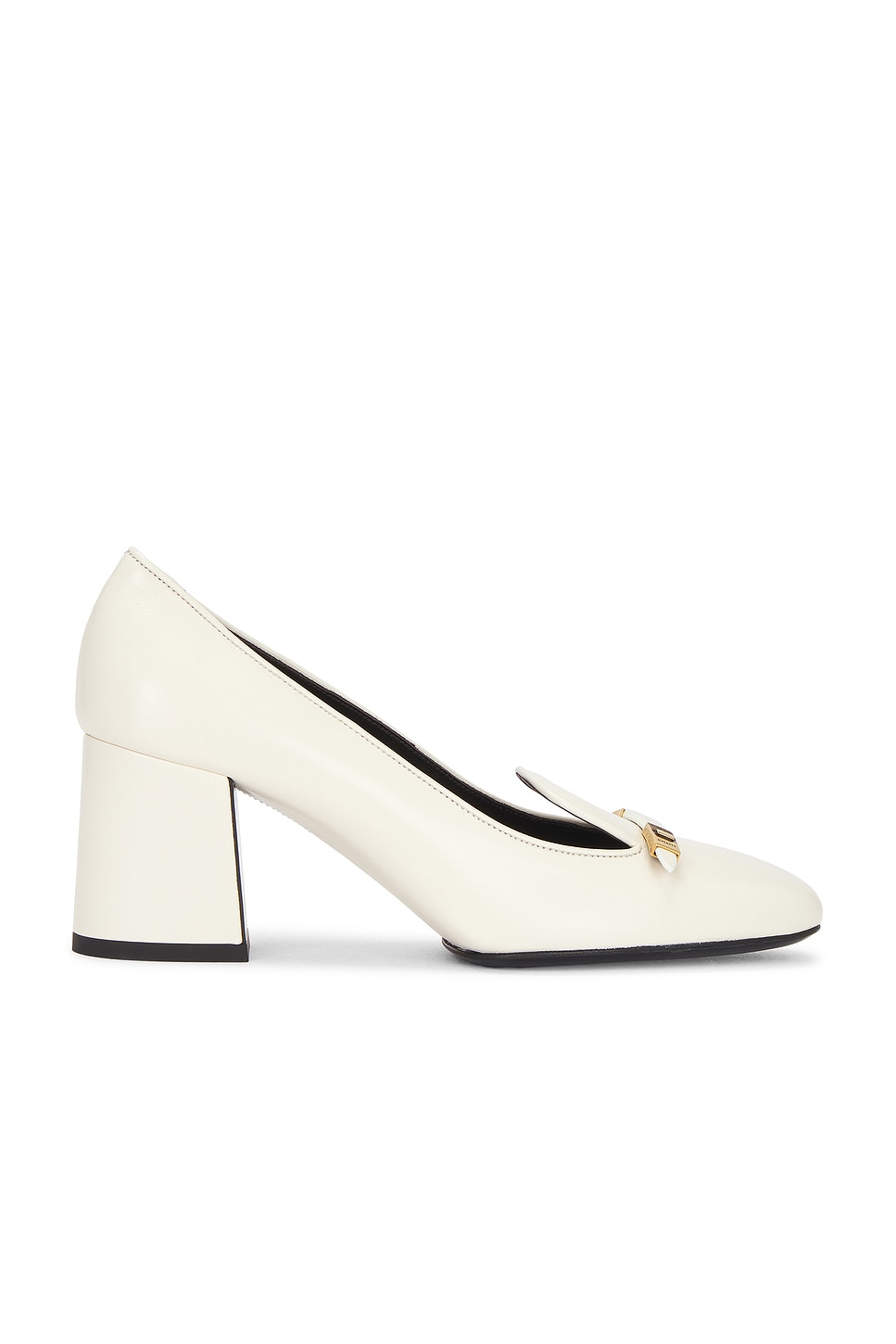 Elio Loafer Pump in Cream