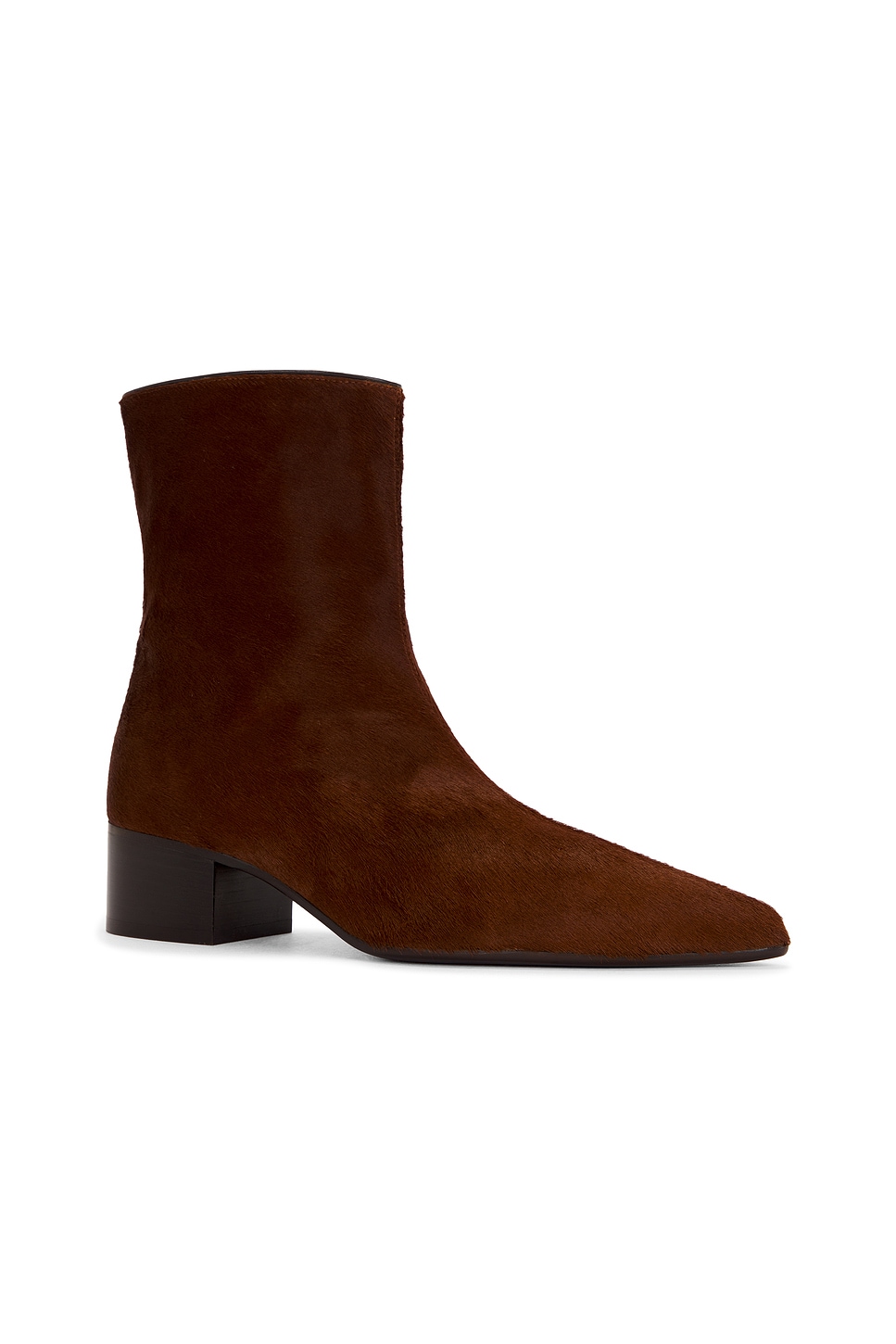 Khaite Andee Ankle Boot In Rust