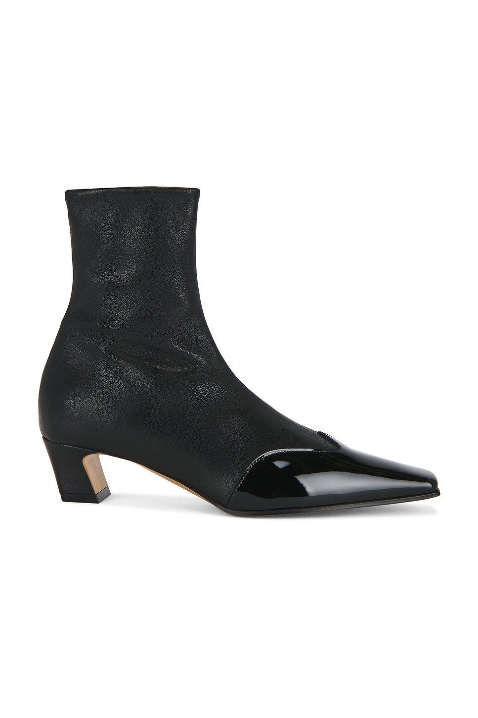 Image 1 of KHAITE Nevada Ankle Stretch Boot in Black
