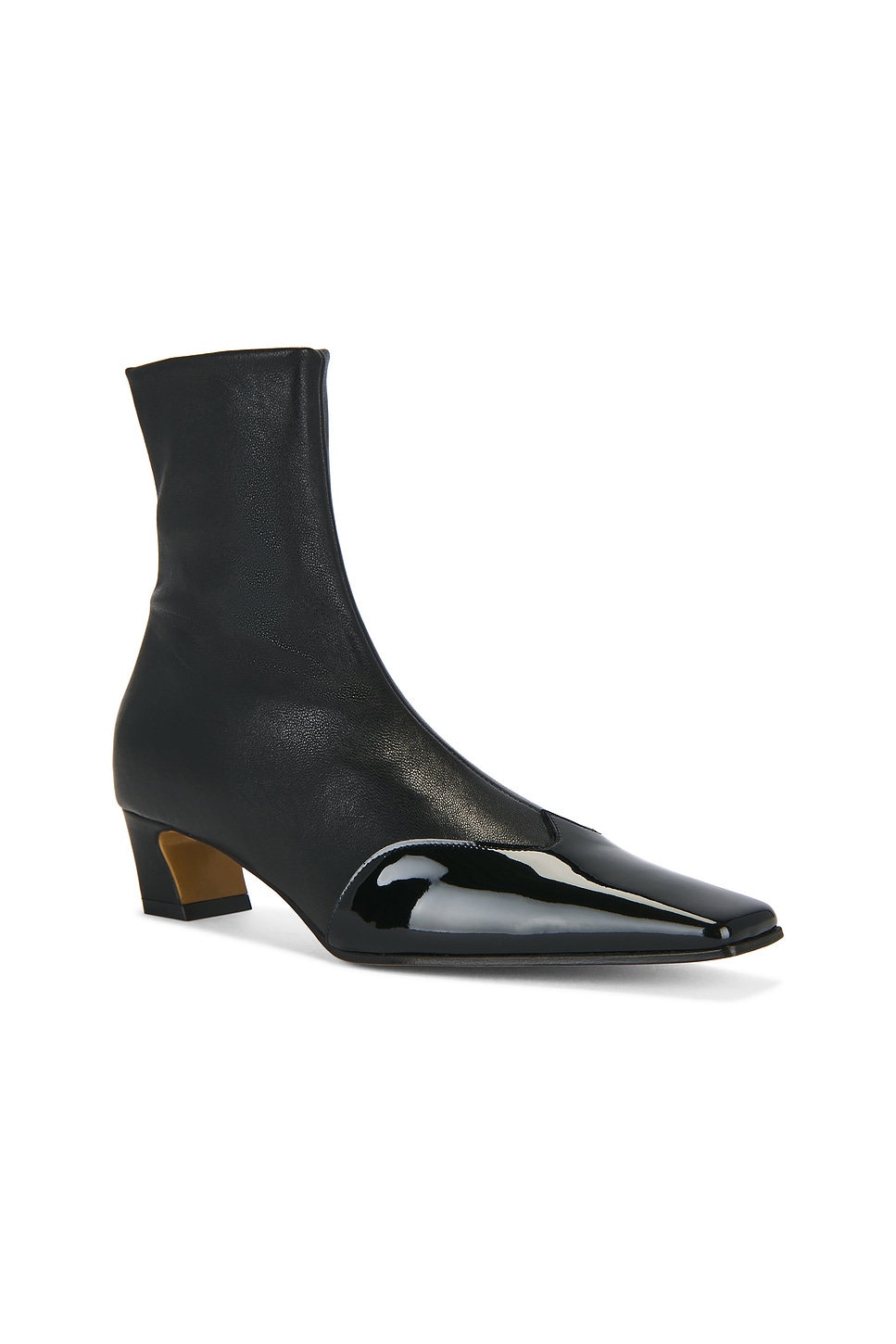 Khaite Nevada Ankle Stretch Boot In Black