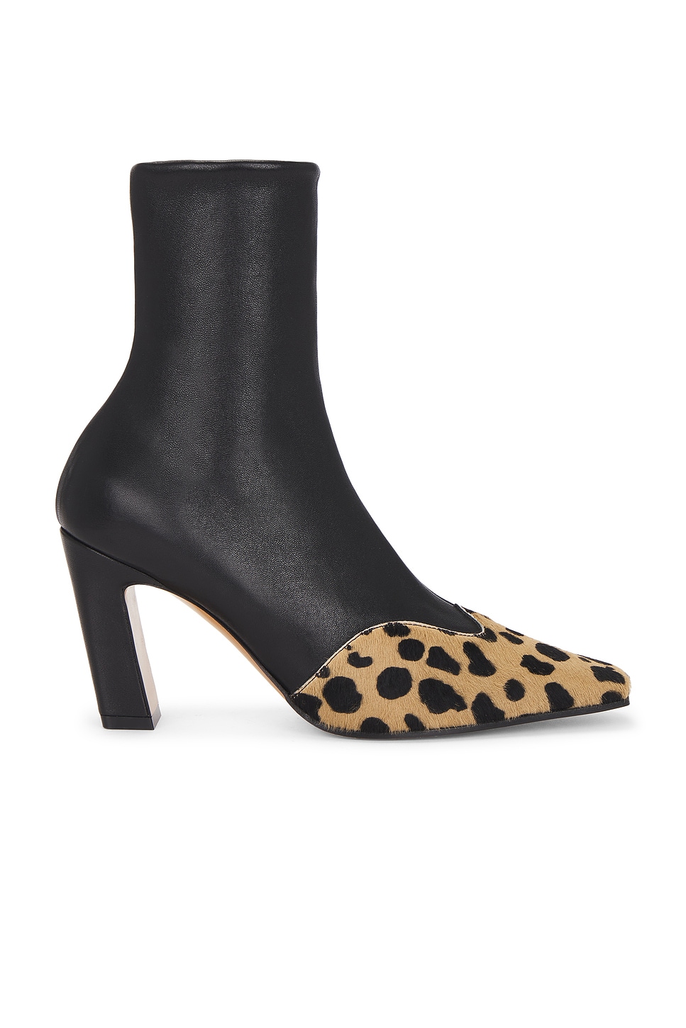 Khaite Nevada Ankle Stretch Boot In Black