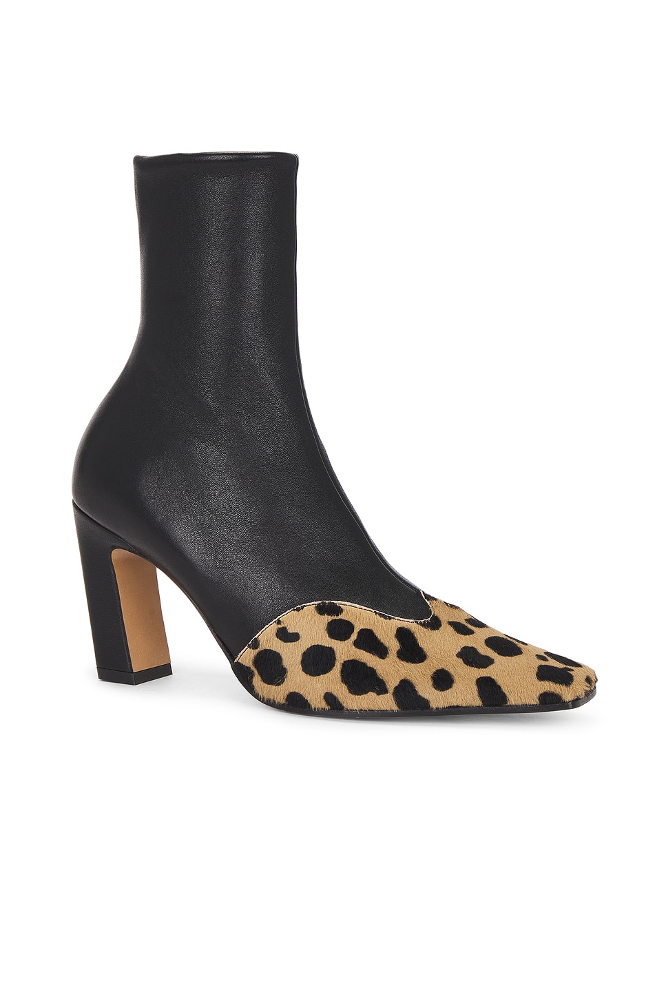 Khaite Nevada Ankle Stretch Boot In Black