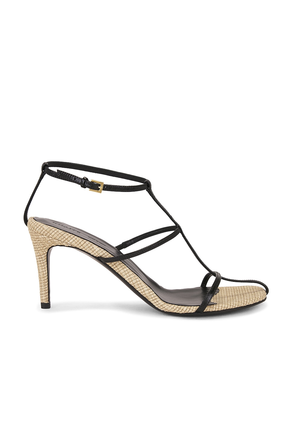 Cage Sandal in Black,Neutral