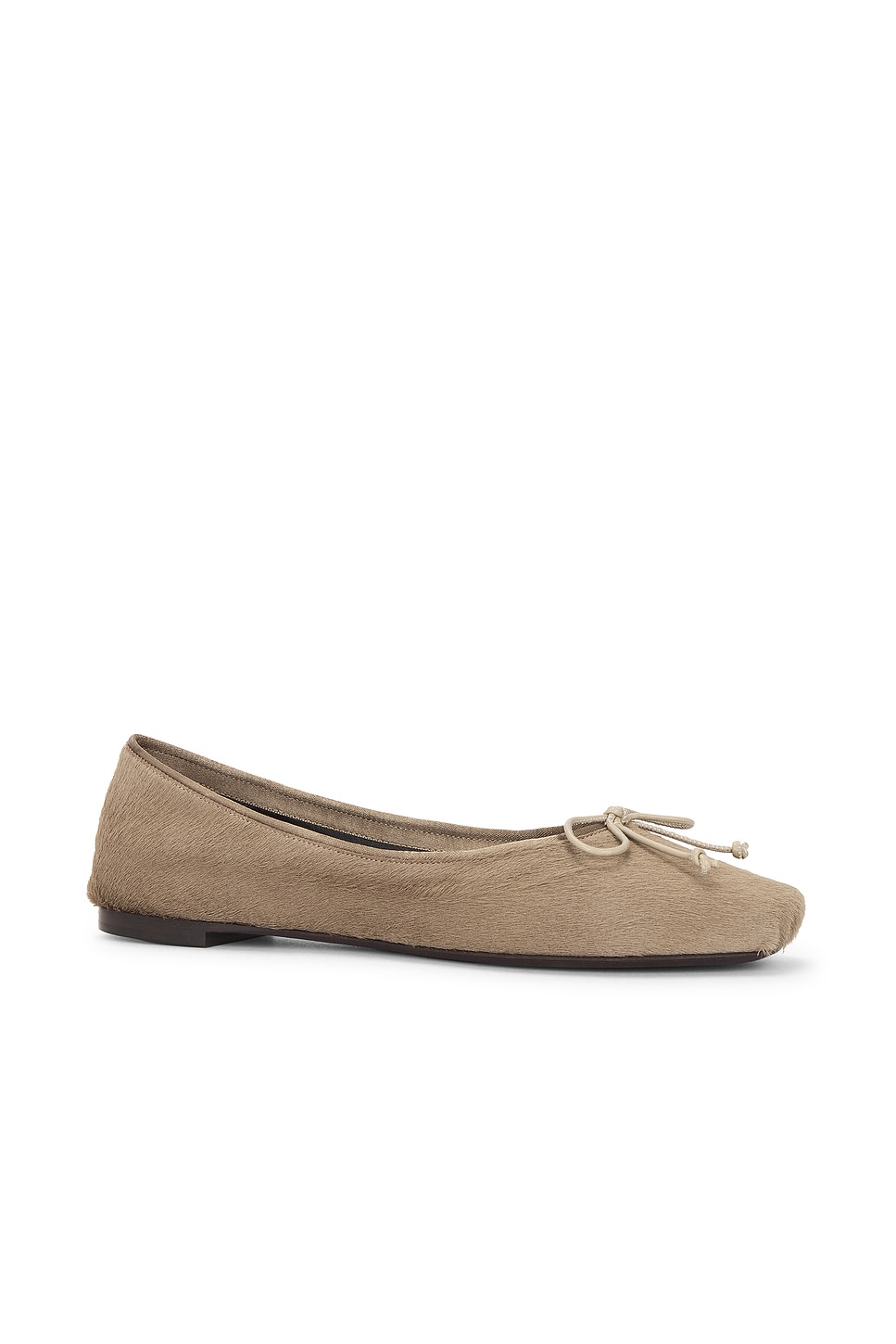 Khaite Charlotte Ballerina Flat In Gray
