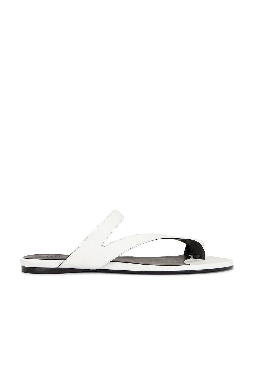 Image 1 of KHAITE Aimee Flat Sandal in Optic White