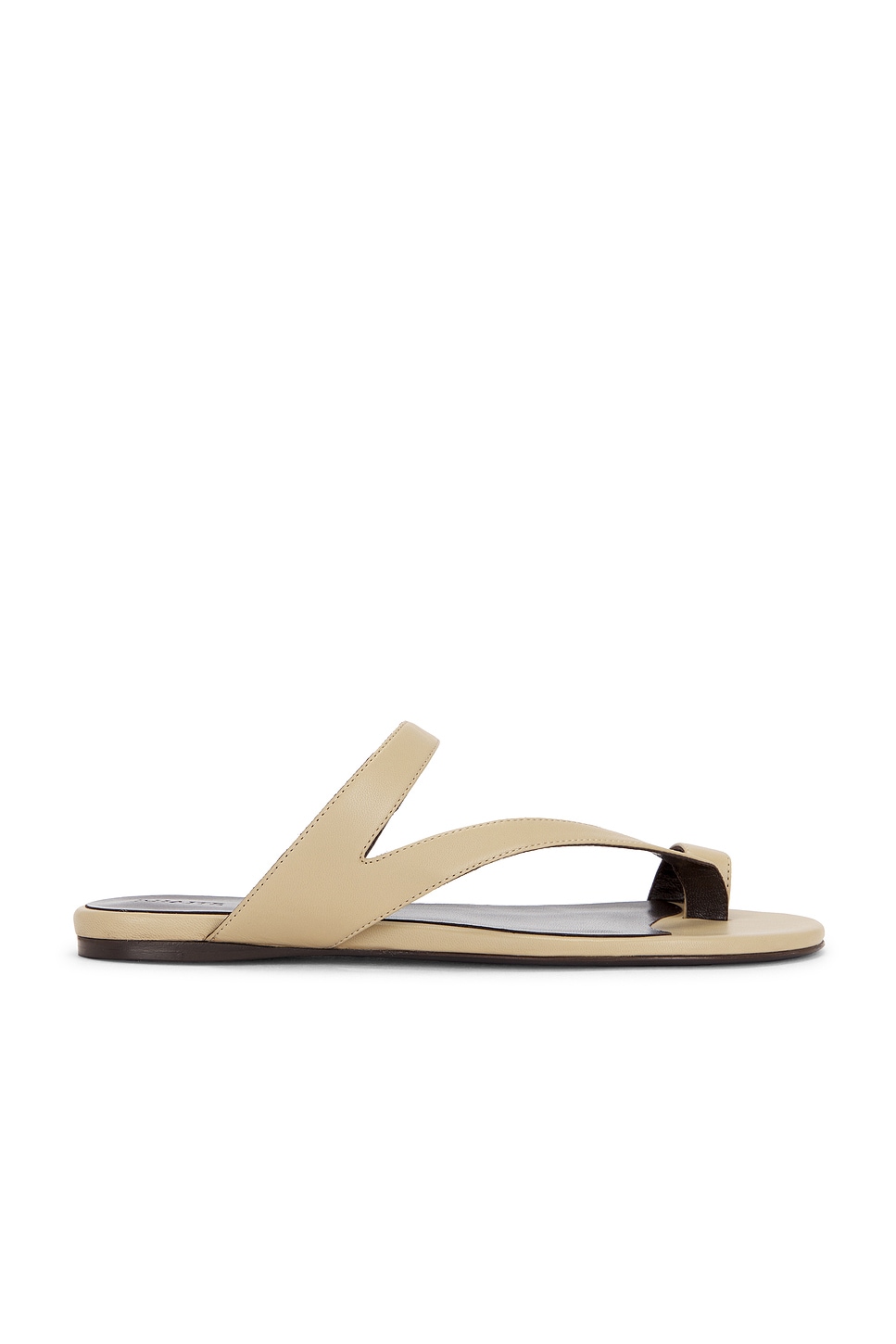 Image 1 of KHAITE Aimee Flat Sandal in Nude