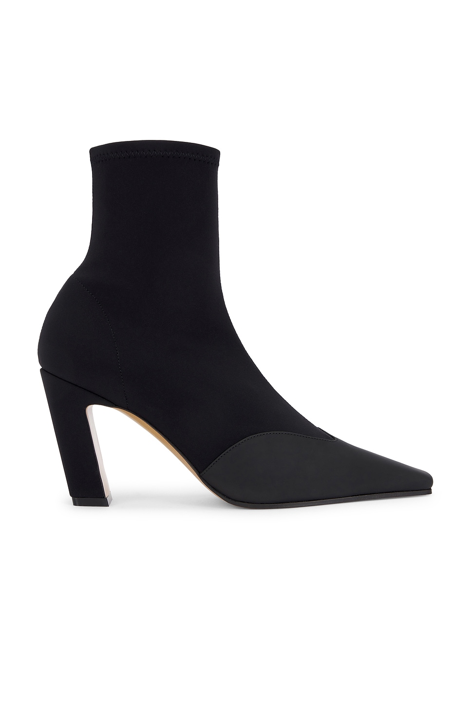 Khaite Nevada Ankle Stretch Boot In Black