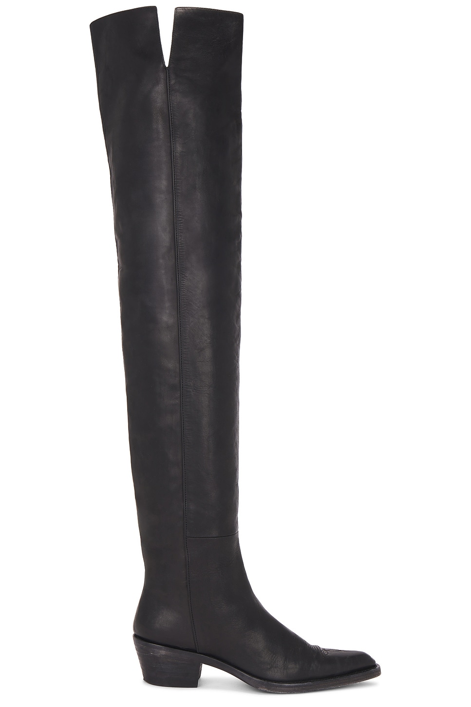 Image 1 of KHAITE Clive Over The Knee Boot in Black