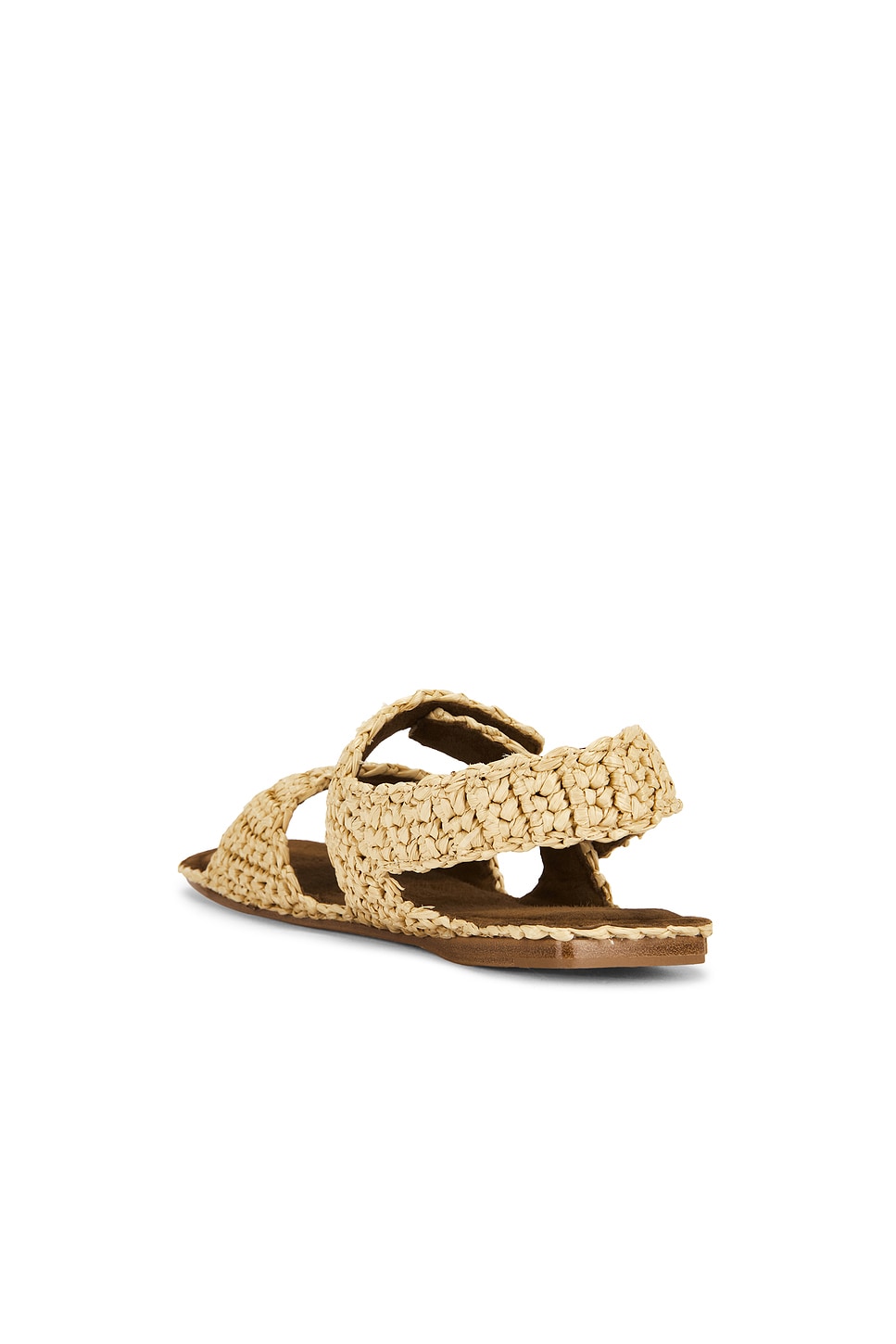 KHAITE Boden Raffia Flat