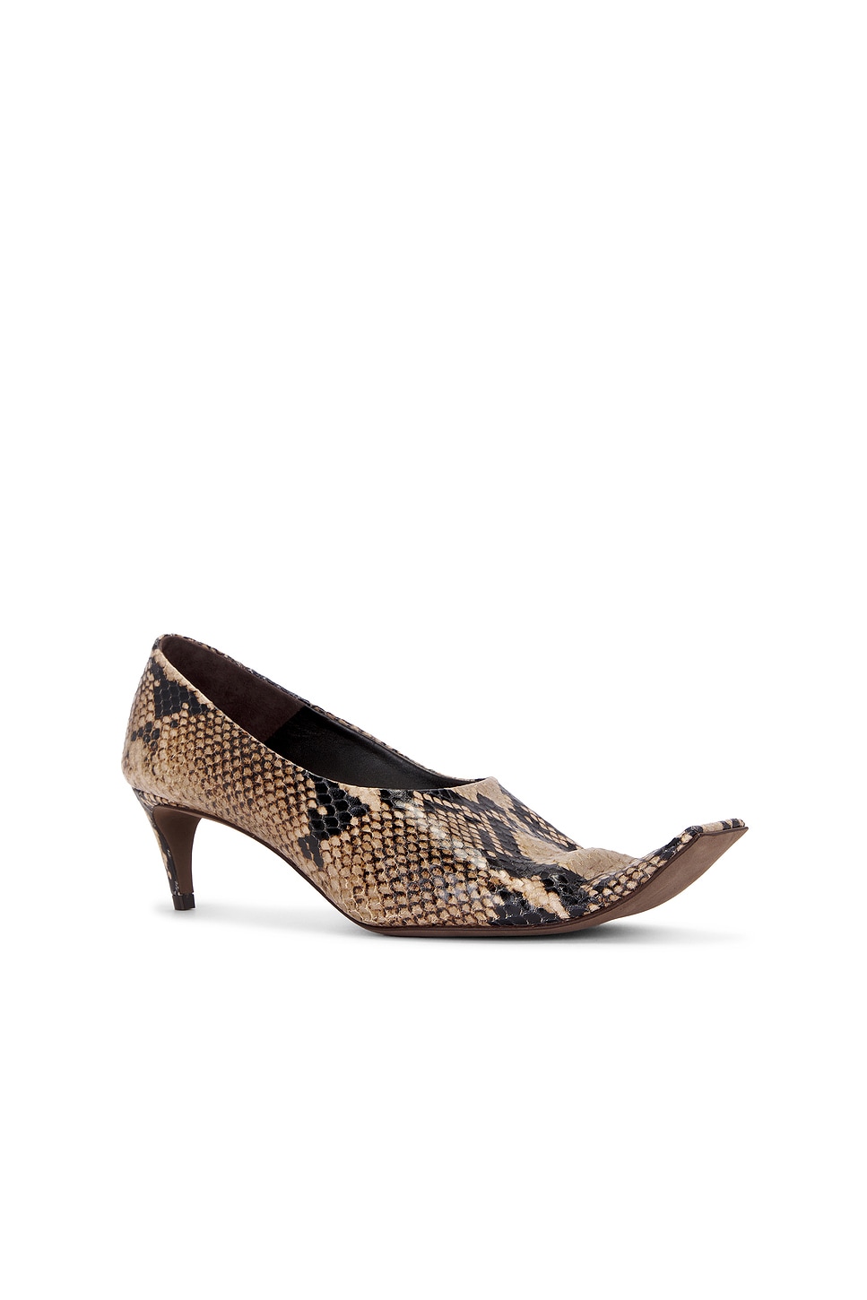 Khaite Marlene Snake-effect Leather Pumps In Animal Print