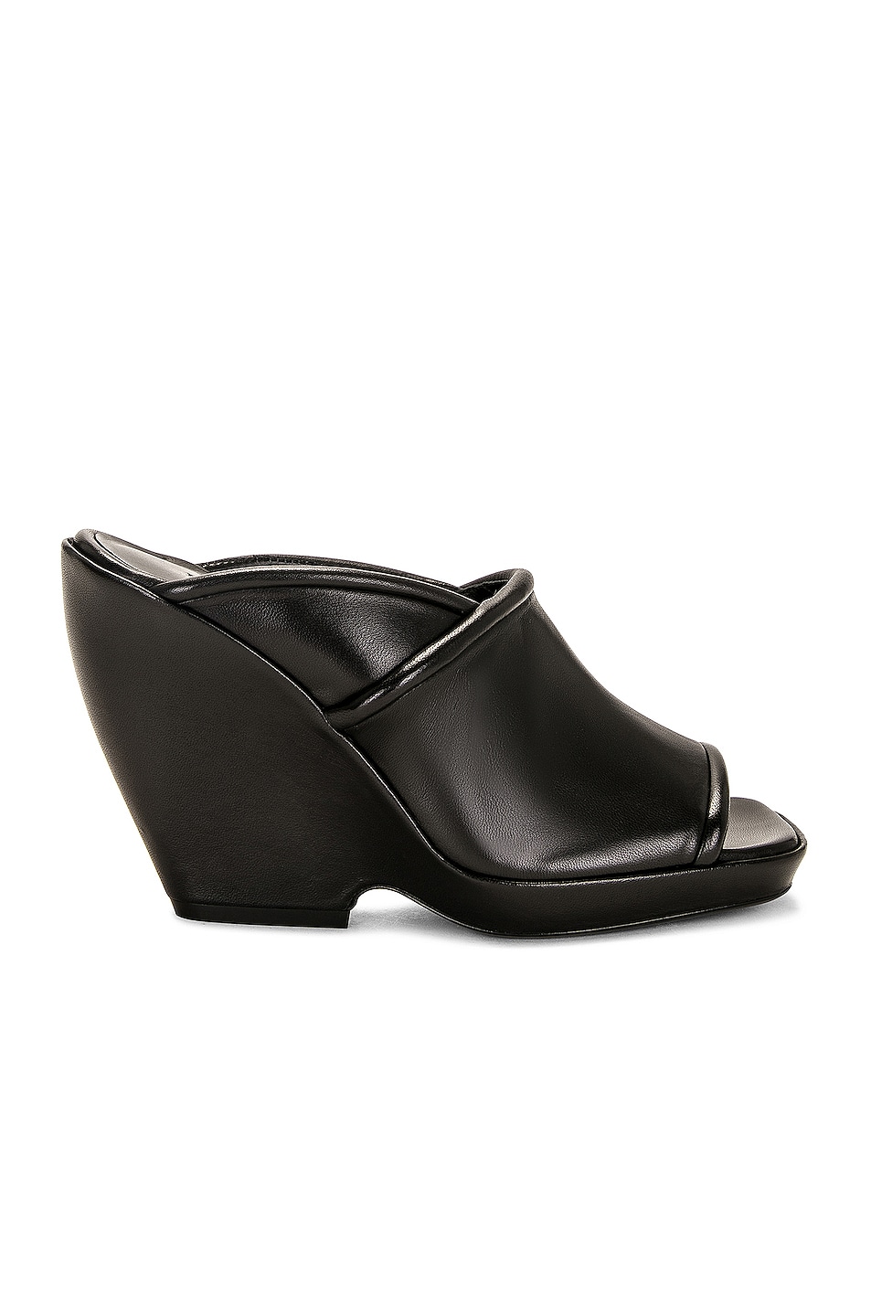 Image 1 of KHAITE Stagg Heel Sandals in Black