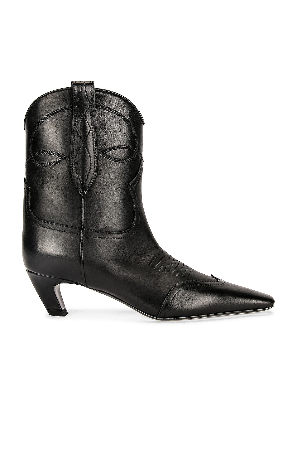 Image 1 of KHAITE Dallas Ankle Boots in Black