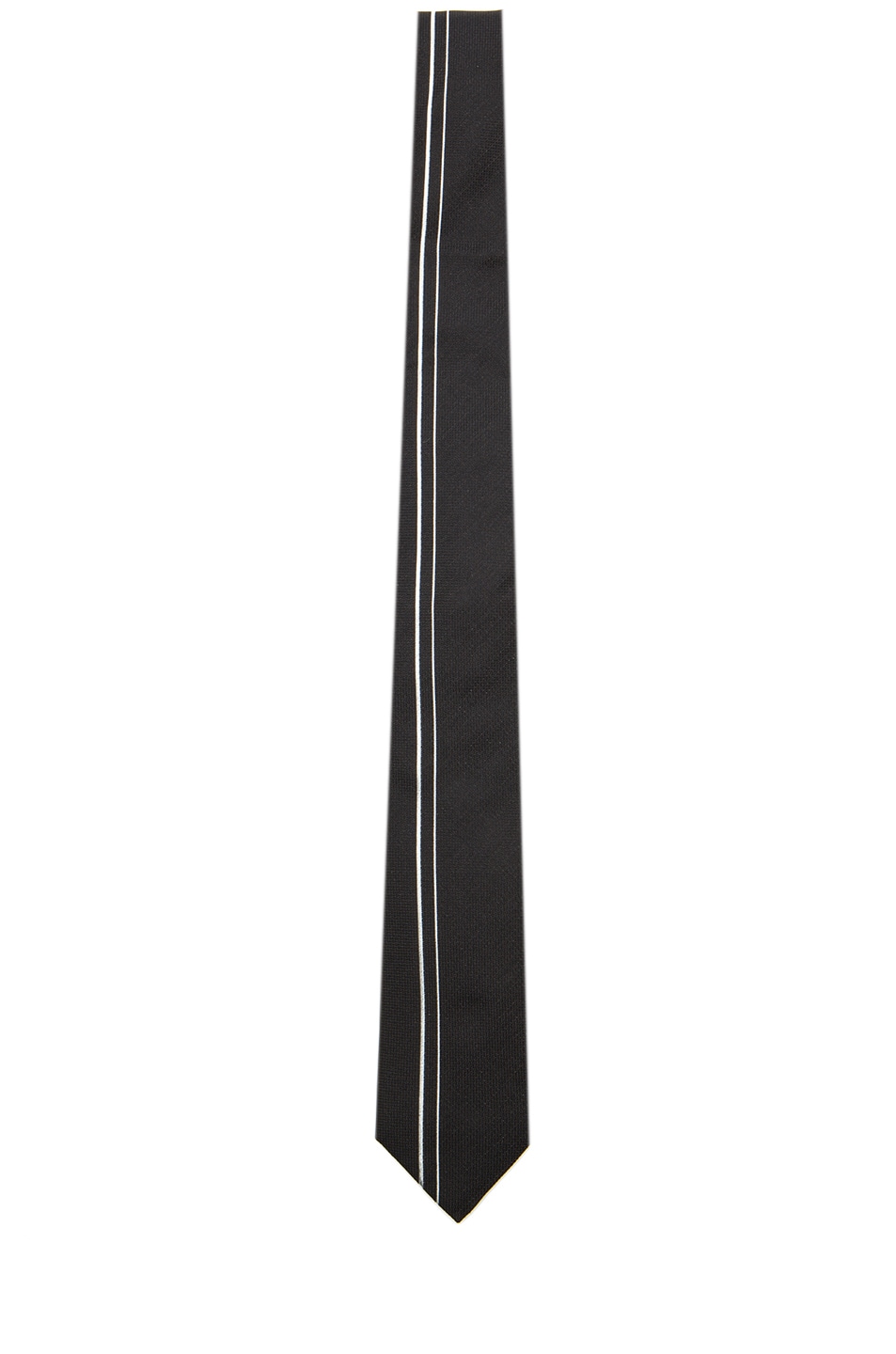 Image 1 of Kris Van Assche Silk Tie in Black & White