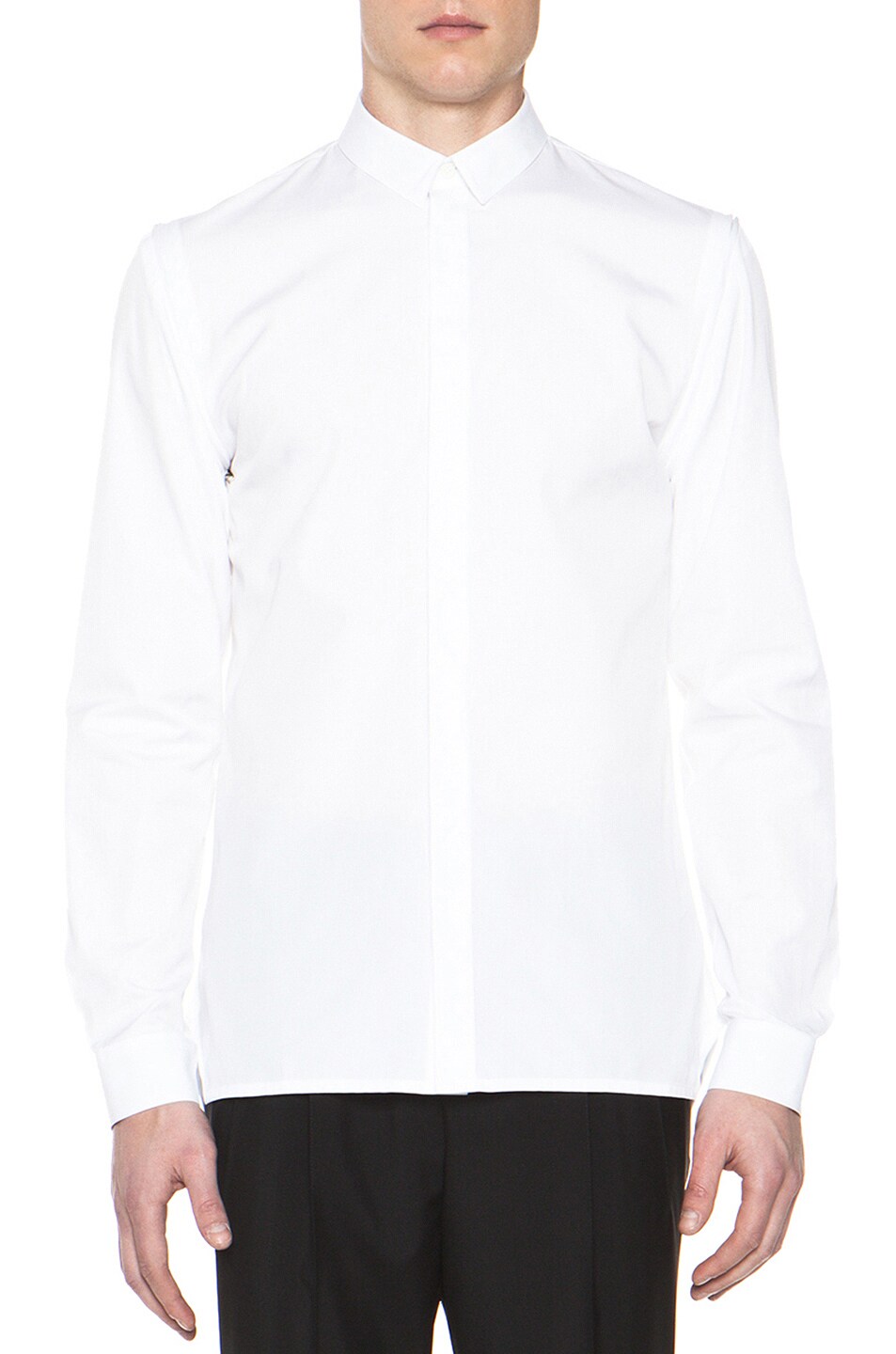 Image 1 of Kris Van Assche Poplin Button Up in White